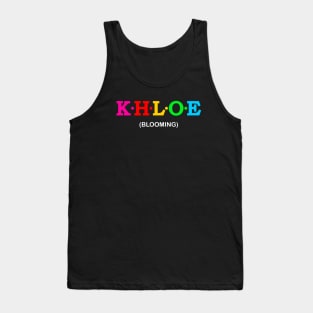 Khloe - Blooming. Tank Top